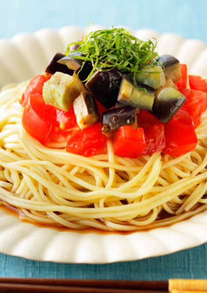 なすとトマトの冷し中華-レシピのメイン写真