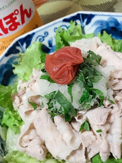 味ぽんで食べる冷しゃぶ-レシピのメイン写真