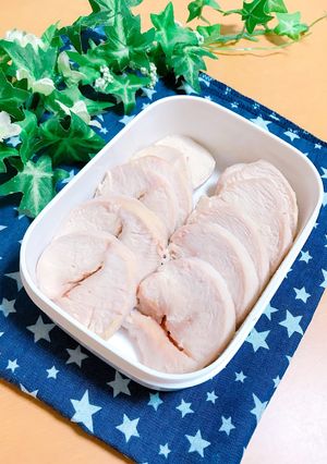 ほっとくだけ♡しっとり♡ヘルシー鶏ハム-レシピのメイン写真