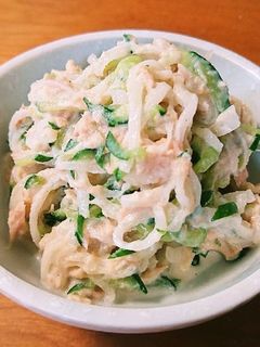 大根とキュウリのシーチキンサラダ-レシピのメイン写真