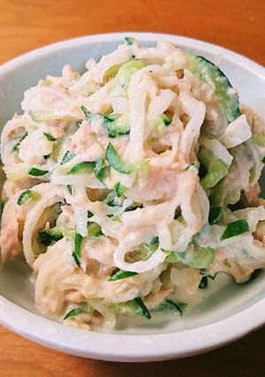 大根とキュウリのシーチキンサラダ-レシピのメイン写真