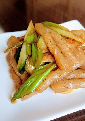 葱と蒟蒻の甘辛煮-レシピのメイン写真