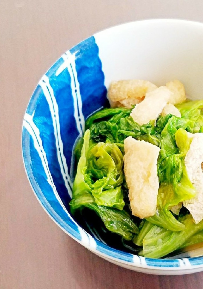 ５分で旨みじゅわ～♡サニーレタスの煮浸し-レシピのメイン写真