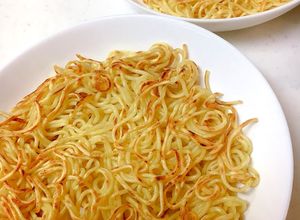 かた焼きそば麺✤カリカリ＆ヘルシー版-レシピのメイン写真