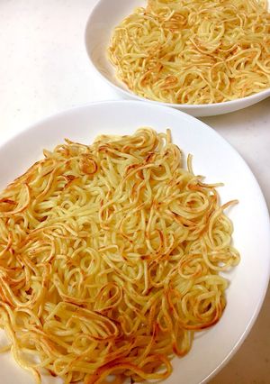 かた焼きそば麺✤カリカリ＆ヘルシー版-レシピのメイン写真