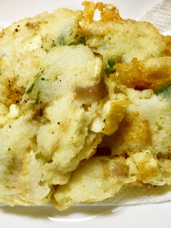 長芋揚げ オクラ、ミョウガ入り-レシピのメイン写真