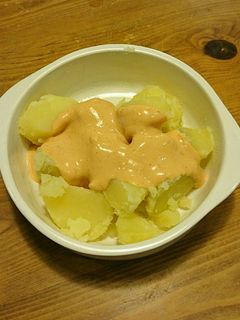 簡単 じゃがいものオーロラソース和え-レシピのメイン写真
