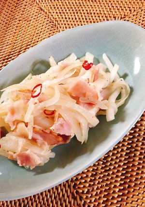 大根とベーコンのアーリオオーリオ-レシピのメイン写真