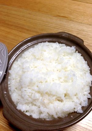 土鍋でご飯-レシピのメイン写真