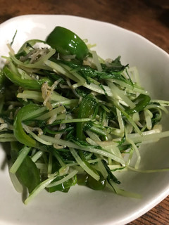 めんつゆで水菜じゃこピー-レシピのメイン写真