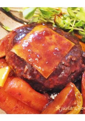 ふんわりジューシー❤煮込みハンバーグ★-レシピのメイン写真