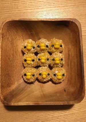 揚げないひよこコロッケ♡キャラ弁-レシピのメイン写真