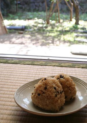 山椒と味噌の玄米おにぎり-レシピのメイン写真