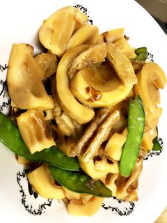 タケノコと油揚げの炒め煮-レシピのメイン写真