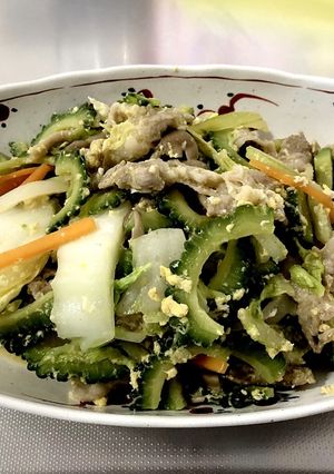 白菜の入ったゴーヤチャンプルー-レシピのメイン写真