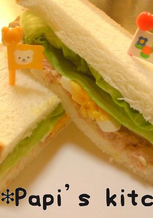 あら美味しい！金のごまだれでツナサンド♪-レシピのメイン写真