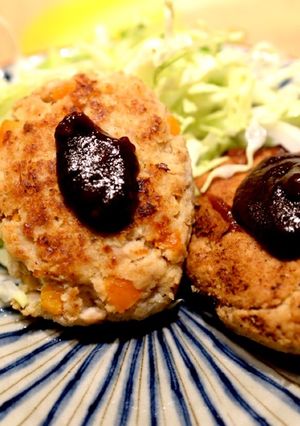 オイル無し☆ヘルシーおからハンバーグ-レシピのメイン写真