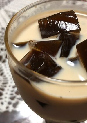 ほうじ茶寒天ラテ-レシピのメイン写真
