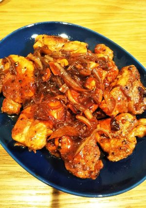 豚ヒレ肉のソテー♪ガリバタ醤油味♪-レシピのメイン写真