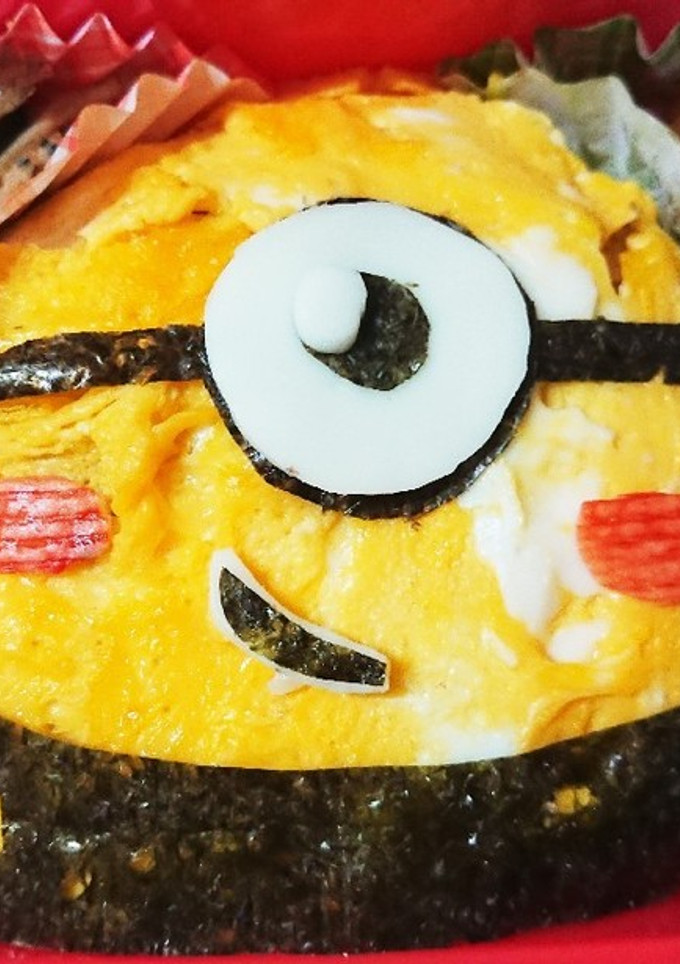 幼稚園のお弁当第6弾!!ミニオン♪-レシピのメイン写真