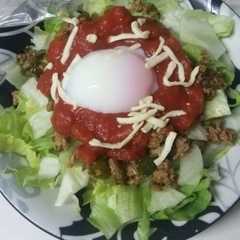 タコライス？いや、タコうどんです。-レシピのメイン写真