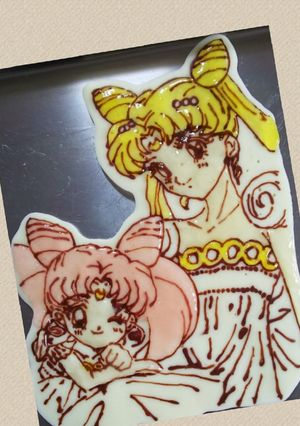 キャラチョコ☆セーラームーン-レシピのメイン写真