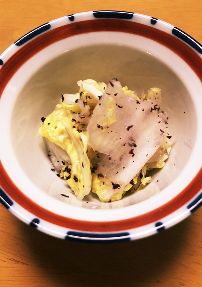 白菜をゆかりで浅漬け-レシピのメイン写真