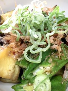 レンジで簡単★なすとオクラの煮浸し-レシピのメイン写真