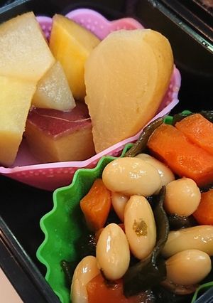 栄養たっぷり❤️大豆と人参と昆布の甘煮-レシピのメイン写真