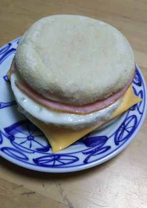 朝マックのエッグマックマフィン-レシピのメイン写真