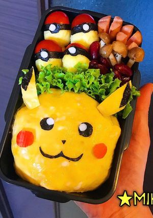 めちゃウマ!キャラ弁!ピカチュウ弁当♪-レシピのメイン写真
