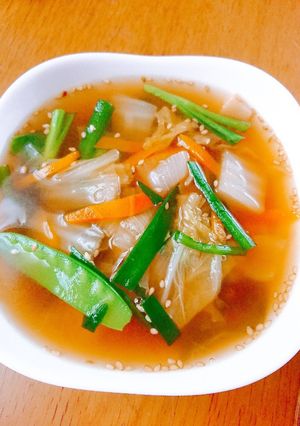 冷凍野菜で☆具だくさんの中華点心スープ-レシピのメイン写真