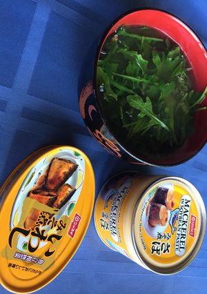 ニッスイのみそ煮缶で簡単エコ味噌汁-レシピのメイン写真