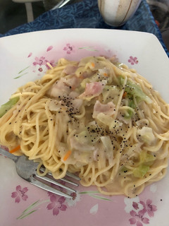 余り物 クリームパスタ-レシピのメイン写真