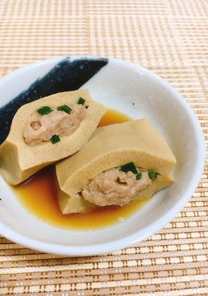 高野豆腐の肉詰め✤-レシピのメイン写真
