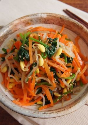 ビビンバにもなる♪いろいろ野菜のナムル。-レシピのメイン写真