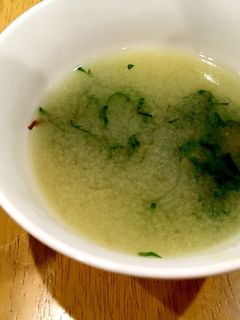 ワンカップ味噌汁(大葉)-レシピのメイン写真
