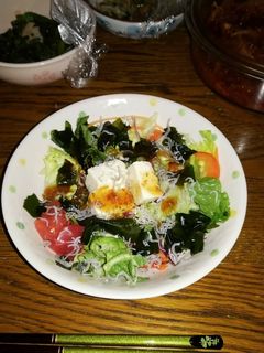 お豆腐サラダ-レシピのメイン写真