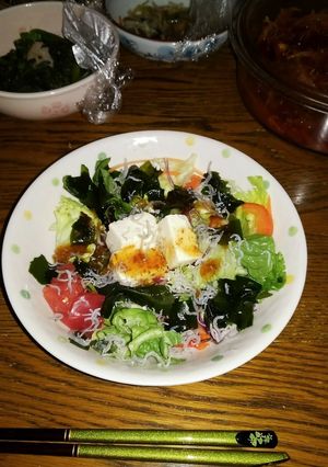 お豆腐サラダ-レシピのメイン写真