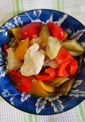 夏野菜と鶏むね肉のマリネ-レシピのメイン写真
