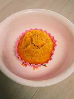無糖☆離乳食☆にんじんきなこ蒸しパン-レシピのメイン写真