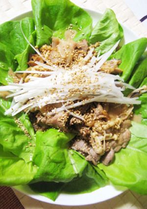 野菜と一緒に☆ごまだれ豚肉のサッパリ焼き-レシピのメイン写真