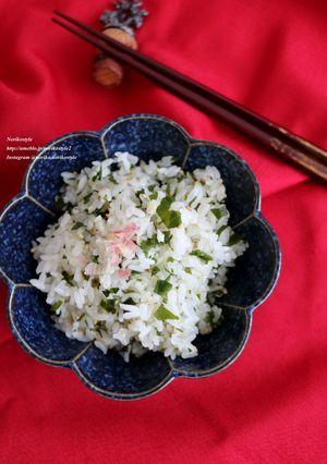 みょうがわかめご飯-レシピのメイン写真