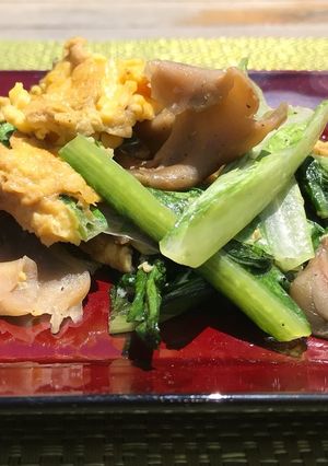 簡単！油麦菜(A菜)のザーサイ炒め-レシピのメイン写真
