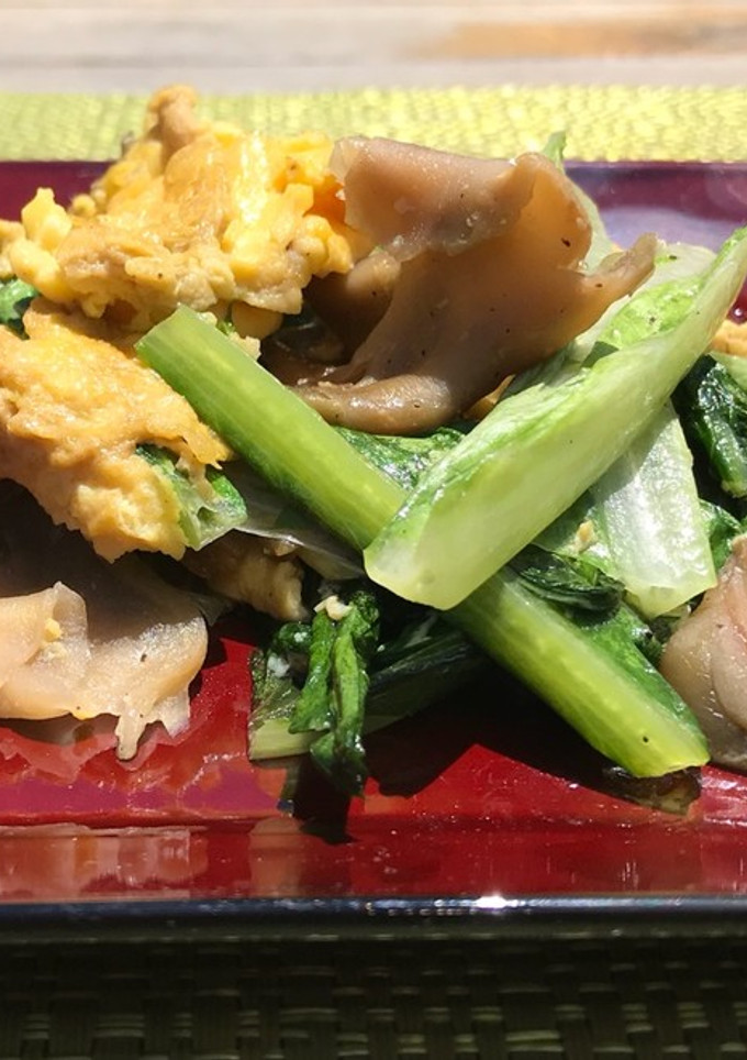 簡単！油麦菜(A菜)のザーサイ炒め-レシピのメイン写真