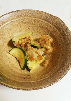 大豆のお肉とズッキーニチーズ-レシピのメイン写真