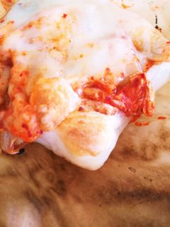 簡単!キムチーズ餅ピザ-レシピのメイン写真