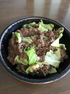 キャベツとひき肉の味噌炒め-レシピのメイン写真