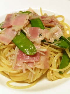 きぬさやの春パスタ-レシピのメイン写真