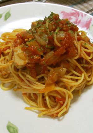なんでも新物♪初夏野菜と鶏ハムパスタ-レシピのメイン写真